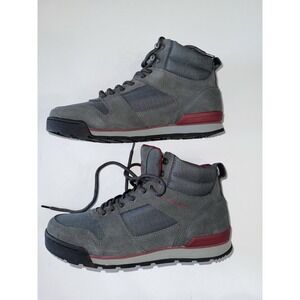 Ridgemont Monty Hi Men's Hiking Boots Pewter/Slate Gray Suede Leather Sz 9